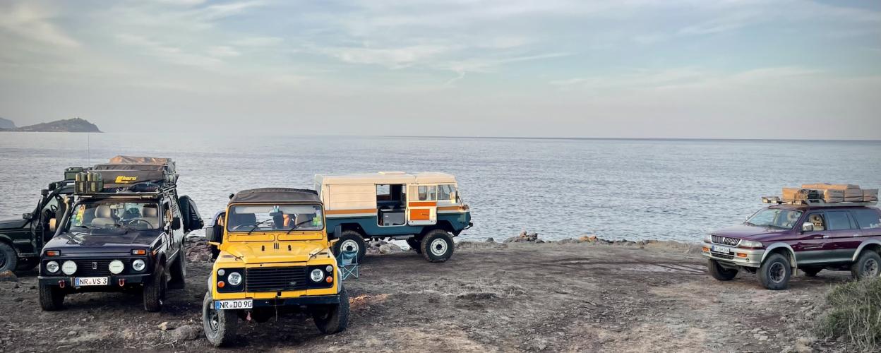 Offroad Italien Küstenpiste am Capo Mannu