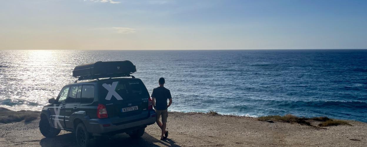 Offroad Italien Küstenpiste bei Argentiera