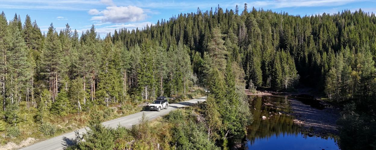 Offroad Norwegen Lundadalsvegen und Samsjøveien