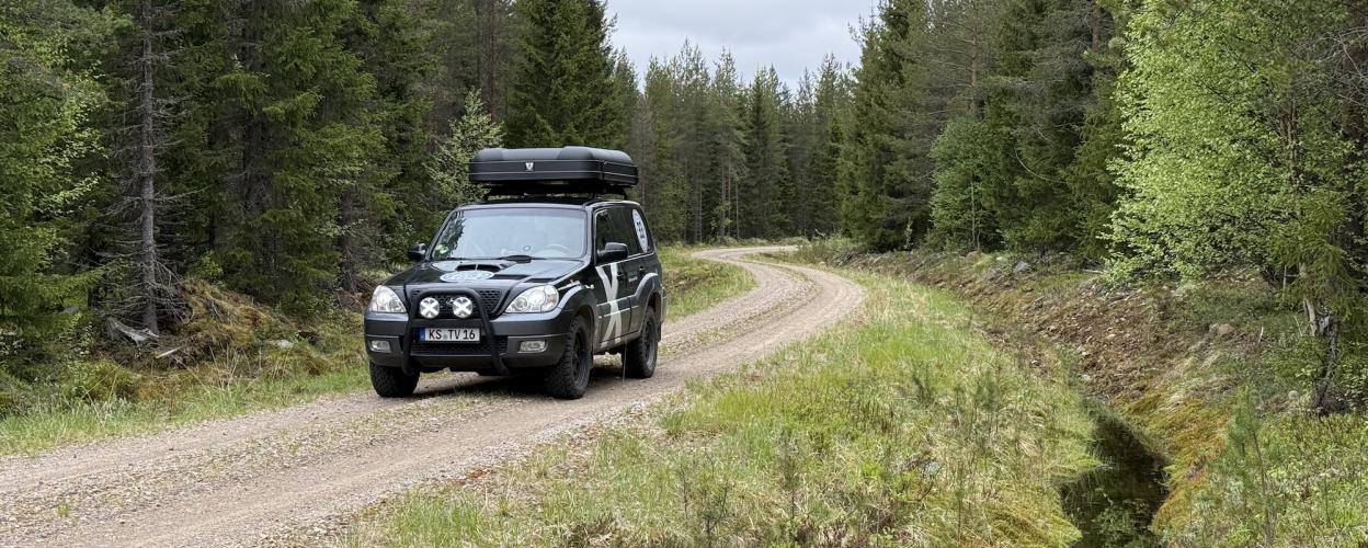 Offroad Finnland Wälder am Luiminkajärvi