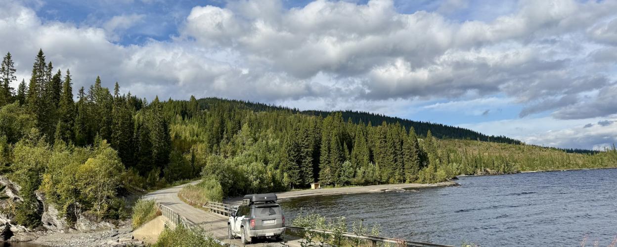 Offroad Schweden Husåvägen und weiter zur Grenze