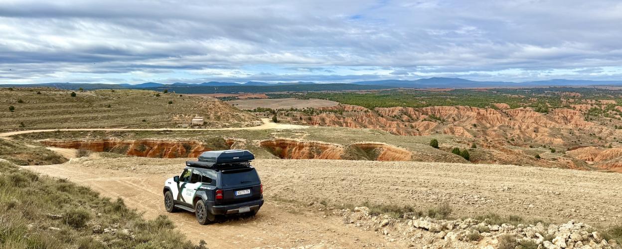 Offroad Spanien Rote Canyons bei Teruel