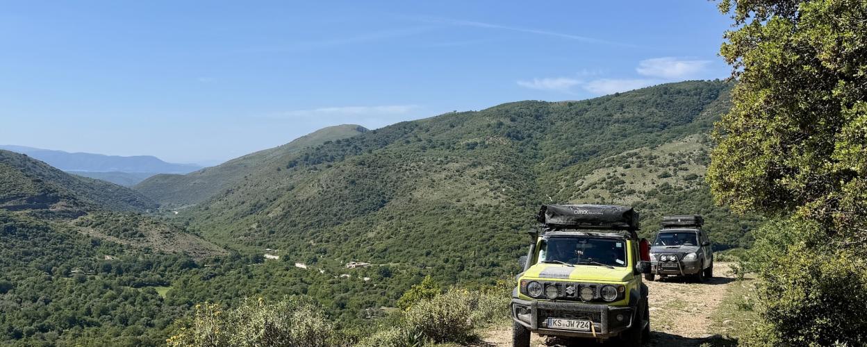 Offroad Griechenland Entlang der Grenze