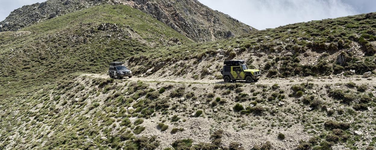 Offroad Griechenland Panachaiko-Gebirge Durchquerung