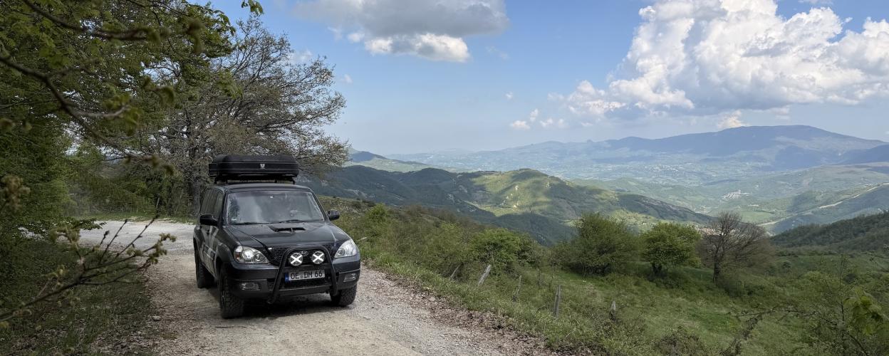 Offroad Italien Pisten bei Fragheto