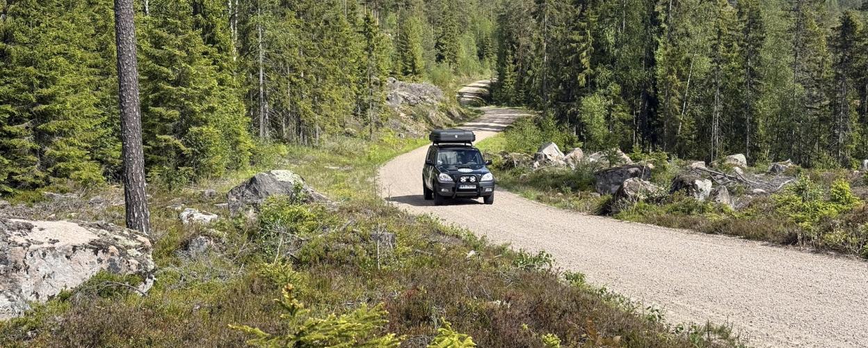 Offroad Norwegen Von der E16 nach Grue Finnskog