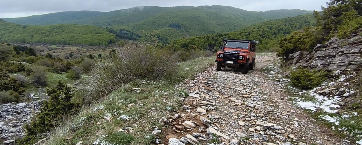 Offroad Griechenland Auf den Kissavos