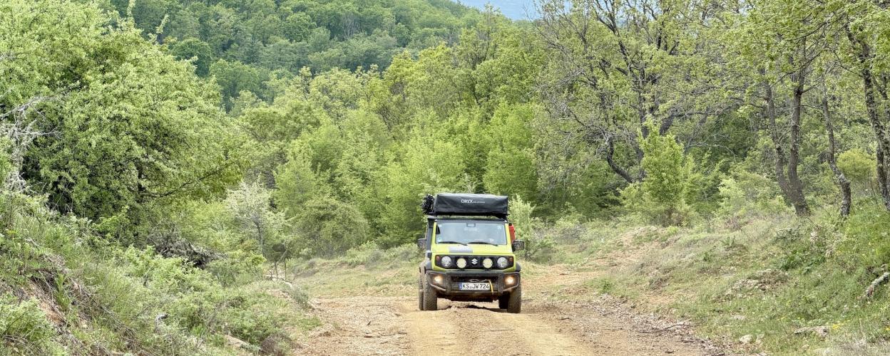 Offroad Griechenland Duch die Vertiskos Berge