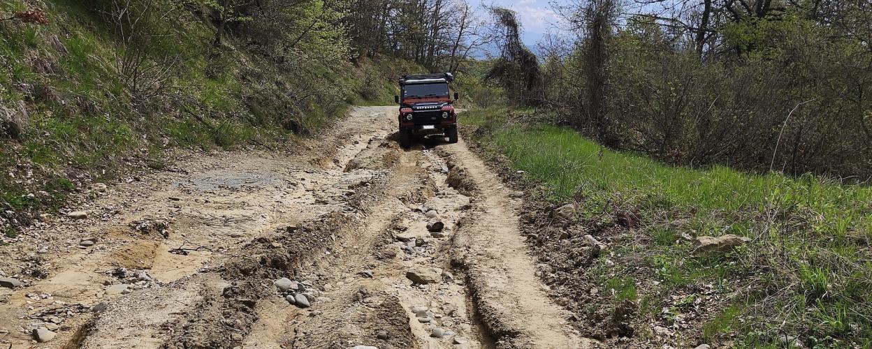 Offroad Griechenland Durch die Wälder nach Chionato