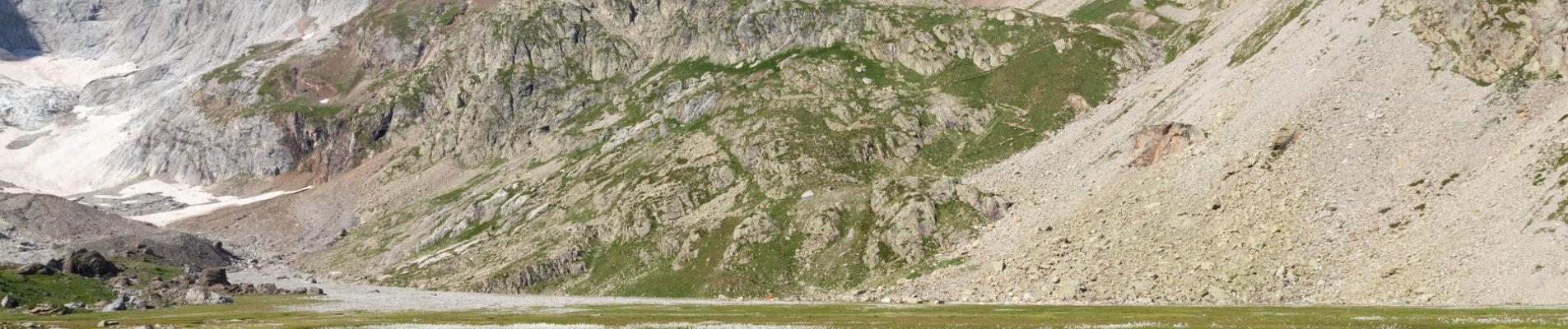 Breathtaking mountain scenery with clear skies in Cauterets, Occitanie, France.