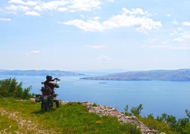 Oberhalb von Senj