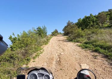 Offroad Kroatien Auf den Promina 