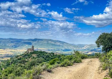Offroad Spanien Die Ruinen von Castarlenas