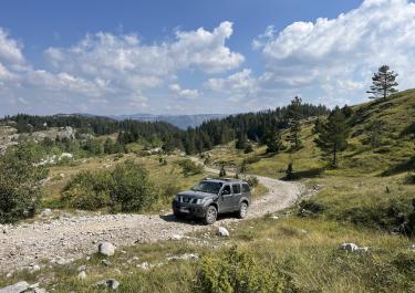 Offroad Montenegro Sinjajevina von Nord nach Süd