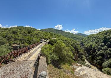 Albanien Im Westen den Osum Canyon