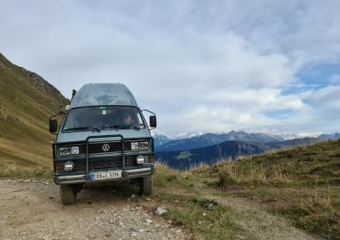 Frankreich Col du Mottet Nordrampe