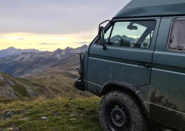 Frankreich Col du Mottet Nordrampe