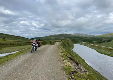 Norwegen Pisten durch das Einunndalen 