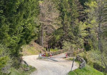 Slowenien Auf dem Mittelteil der Solčavska Panoramastraße