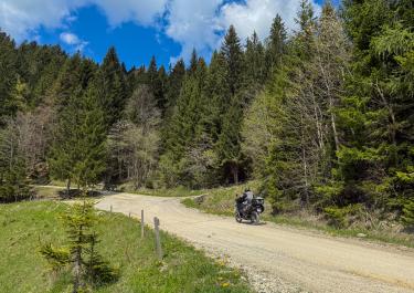 Slowenien Auf dem Mittelteil der Solčavska Panoramastraße