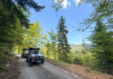 Slowenien Gepflegte Schotterwege im Grenzgebiet