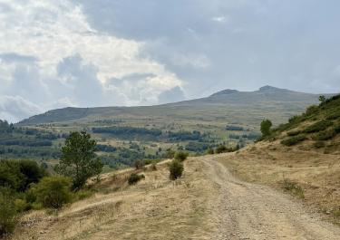Offroad Albanien Hochebene über dem Drin Tal