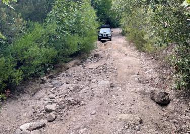 Offroad Italien Monte Limbara von Norden