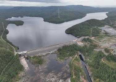 Offroad Schweden Staumauer Grundfors