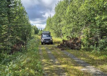 Offroad Schweden Waldpisten zum Ormsjön