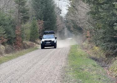 Offroad Dänemark Zum Kalby Skov halvdelingsbunker