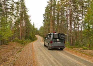 Offroad Finnland Durch den Patvinsuo-Nationalpark