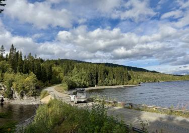 Offroad Schweden Husåvägen und weiter zur Grenze