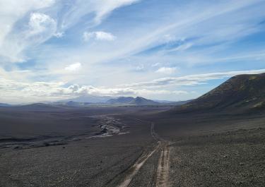 Offroad Island Hekla von Süden