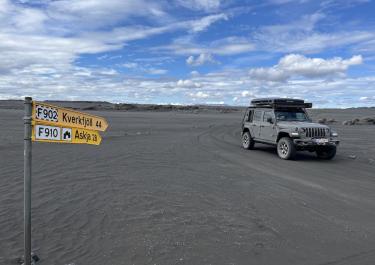 Offroad Island Kverkfjöll von Norden