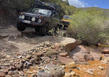 Offroad Italien Roter Riu Mannu