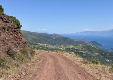 Offroad Griechenland Bucht von Korinth ViewPion