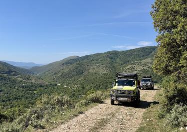 Offroad Griechenland Entlang der Grenze