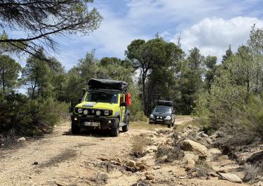 Offroad Griechenland Mitten durch Sithonia