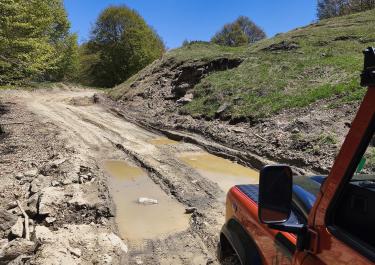 Offroad Griechenland Am Seli Skigebiet