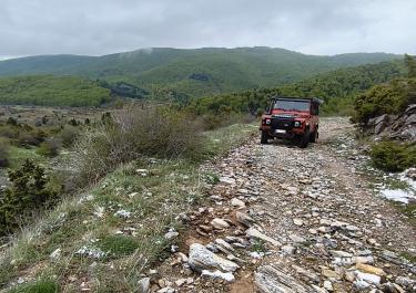 Offroad Griechenland Auf den Kissavos
