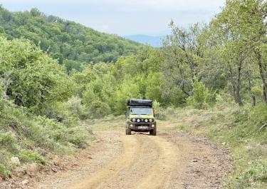 Offroad Griechenland Duch die Vertiskos Berge